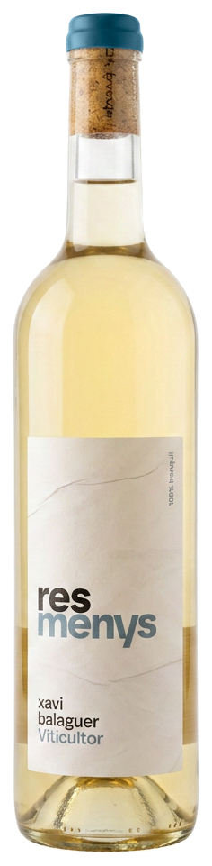 Ampolla de Res Menys, vi blanc natural de Xavi Balaguer